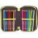 Penar echipat Mitama, 3 compartimente, design galben cu negru
