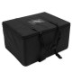 Stand pliabil dubla fata A4, 6 buzunare, negru