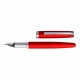 Stilou Online Eleganza, rosu satin, culoare scriere albastru