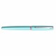 Stilou Online Eleganza, turcoaz satin, culoare scriere albastru