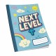 Caiet Next Level capsat A5, 48 de file, 60g/mp, dictando, diverse modele de coperti
