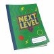 Caiet Next Level capsat A5, 48 de file, 60g/mp, dictando, diverse modele de coperti