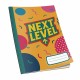 Caiet Next Level capsat A5, 48 de file, 60g/mp, dictando, diverse modele de coperti