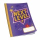 Caiet Next Level capsat A5, 48 de file, 60g/mp, dictando, diverse modele de coperti
