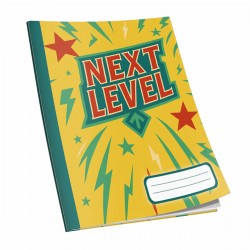 Caiet Next Level capsat A5, 48 file, 60g/mp, matematica, diverse modele de coperti