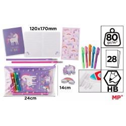 Set creativ rechizite scolare Main Paper, design unicorn