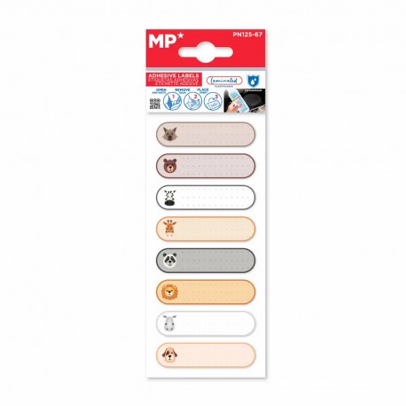 Etichete autoadezive Main Paper, design animale salbatice