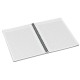 Caiet Leitz Office, carton laminat, FSC, reciclabil, A4, 90 coli, cu spira, matematica, rosu