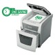 Distrugator documente automat Leitz IQ Small Office, P4, cross-cut, 50 coli, cos 20l, silentios, alb-gri