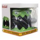 Ascutitoare electrica Eagle EG-5017, alimentare 4 baterii AA neincluse, 1 orificiu, 8mm, model monstru, plastic, verde