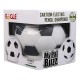 Ascutitoare electrica Eagle EG-5012, alimentare 4 baterii AA neincluse, 1 orificiu, 8mm, model minge fotbal, plastic, alb-negru