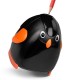 Ascutitoare electrica Eagle EG-5008, alimentare 4 baterii AA neincluse, 1 orificiu, 8mm, model pinguin, plastic, negru