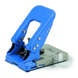 Perforator Kangaro BP-01, 30 coli, 2 orificii, aplicare nituri, metalic, albastru/bej