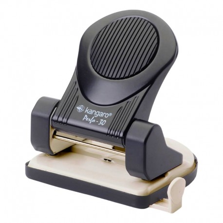 Perforator Kangaro Perfo-30, 30 coli, metalic, negru