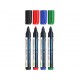 Marker SCHNEIDER Maxx 290, pentru tabla de scris flipchart, varf rotund 2-3mm, 4 cul/set