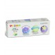 Plastilina Morocolor Primo, 3 culori pastel in recipient plastic, 3X100g