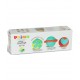 Plastilina Morocolor Primo, 3 culori in recipient plastic, 3X100g