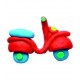 Cub creativ Morocolor Primo Cubido plastilina, 3 culori a 60 g, design masina