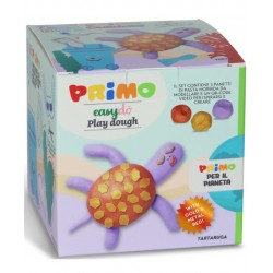 Cub creativ Morocolor Primo Cubido plastilina, 3 culori a 60 g, design testoasa