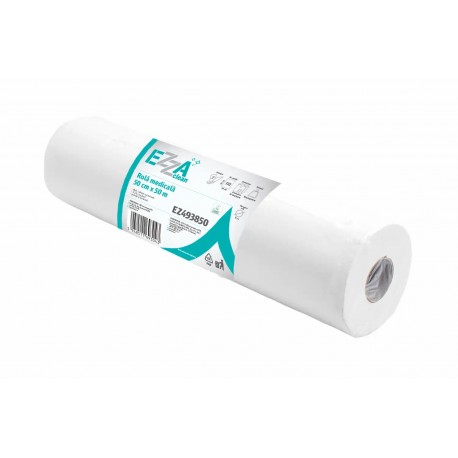 Rola medicala EZZA Clean, 2 straturi, 50 x 38 cm, 132 portii, 50 m, 9 role/bax