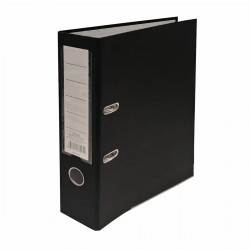 Biblioraft A4, 75 mm, negru