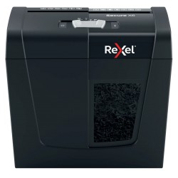 Distrugator documente manual REXEL SECURE X6, P4, cross-cut(confeti), 6 coli, 10l 