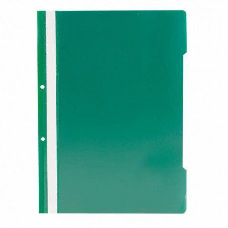 Dosar plastic cu doua gauri, A4, 25 bucati/set, verde