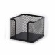 Suport pentru cub hartie, mesh, metal, negru