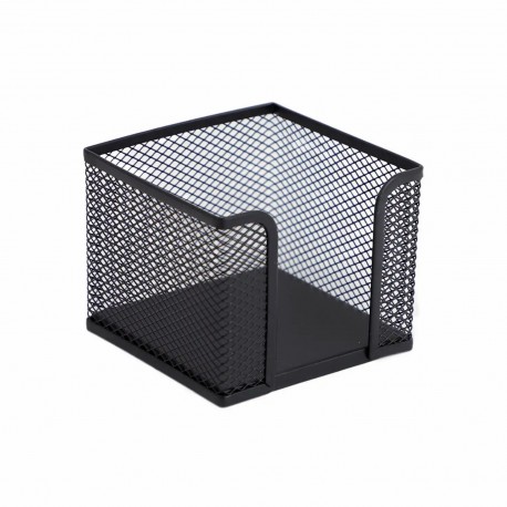 Suport pentru cub hartie, mesh, metal, negru