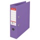 Biblioraft Esselte No.1 Power Colour'Breeze, PP/PP, partial reciclat, certificare FSC, A4, 75 mm, lavanda