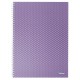 Caiet de birou Esselte Colour'Breeze, carton, reciclabil, certificare FSC, A4, 80 coli, cu spira, matematica, lavanda