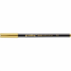 Marker Edding 1340 Metallic, varf tip pensula, 1-6 mm, auriu