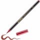 Marker Edding 1340 Metallic, varf tip pensula, 1-6 mm, rosu