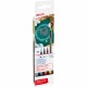 Marker Edding 1340 Metallic, set 4 culori metalice, varf tip pensula 1-6 mm