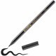 Marker Edding 1340 Glitter, varf tip pensula, 1-6 mm, negru