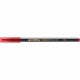 Marker Edding 1340 Glitter, varf tip pensula, 1-6 mm, rosu