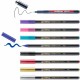 Set felicitari Edding Colour Happy, 9+2 piese, culori vii si metalice, include taguri cadou si mixer pensule