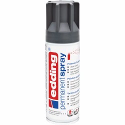 Spray vopsea acrilica Edding 5200, antracit mat, uscare rapida, acoperire inalta, 200 ml