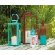 Spray vopsea acrilica Edding 5200, turquoise, uscare rapida, acoperire inalta, 200 ml