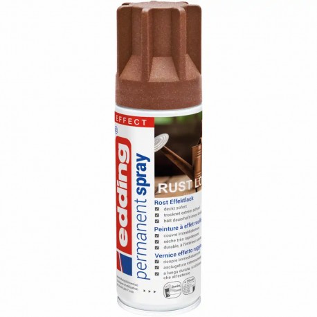 Spray vopsea acrilica Edding 5200, efect rugina, uscare rapida, acoperire inalta, 200 ml