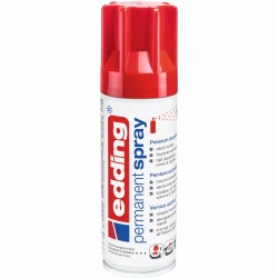 Spray vopsea acrilica Edding 5200, rosu lucios, uscare rapida, acoperire inalta, 200 ml