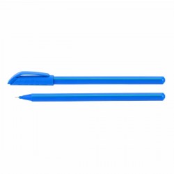 Pix fara mecanism, Fire, corp catifelat, cerneala pe baza de ulei, scriere fina, albastra, 0.7 mm