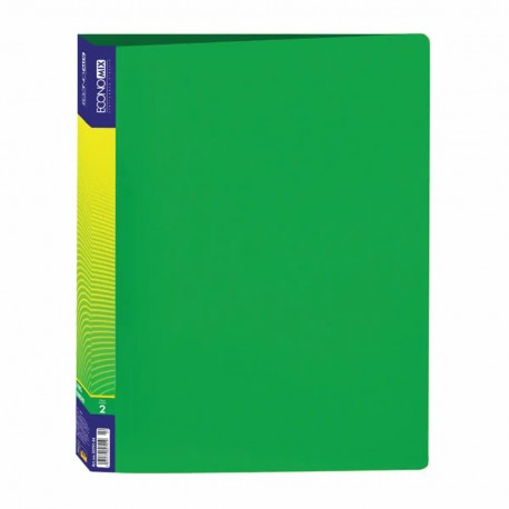 Caiet mecanic A4, 2 inele, 25 mm, verde