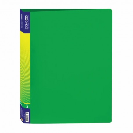 Caiet mecanic A4, 4 inele, 25 mm, verde