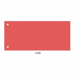 Separatoare, PP, 160 microni, 105x240 mm, rosu, 100 bucati/set