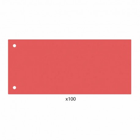 Separatoare, PP, 160 microni, 105x240 mm, rosu, 100 bucati/set