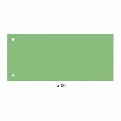 Separatoare, PP, 160 microni, 105x240 mm, verde, 100 bucati/set
