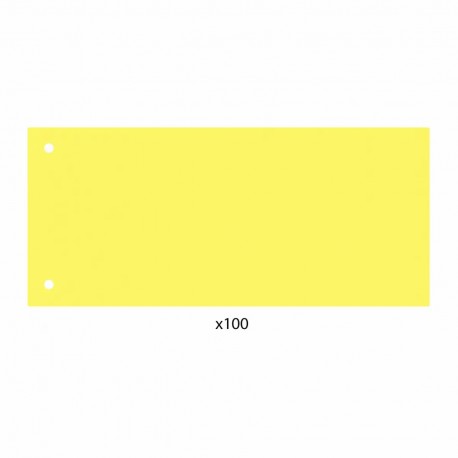 Separatoare, PP, 160 microni, 105x240 mm, galben, 100 bucati/set