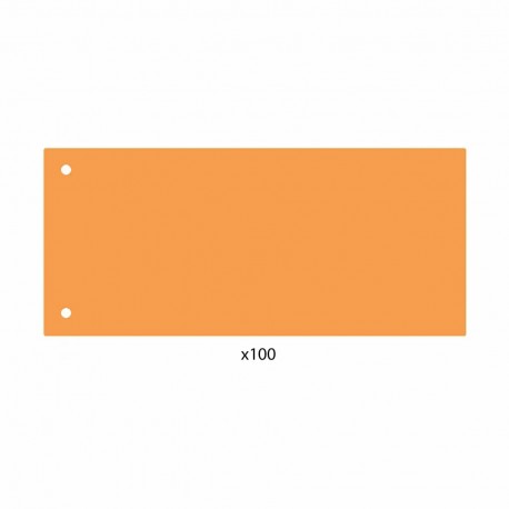 Separatoare, PP, 160 microni, 105x240 mm, portocaliu, 100 bucati/set