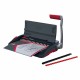 Masina de indosariat GBC CombBind CB12, manuala, cu spire din plastic, A4, 12/165 coli, negru-argintiu